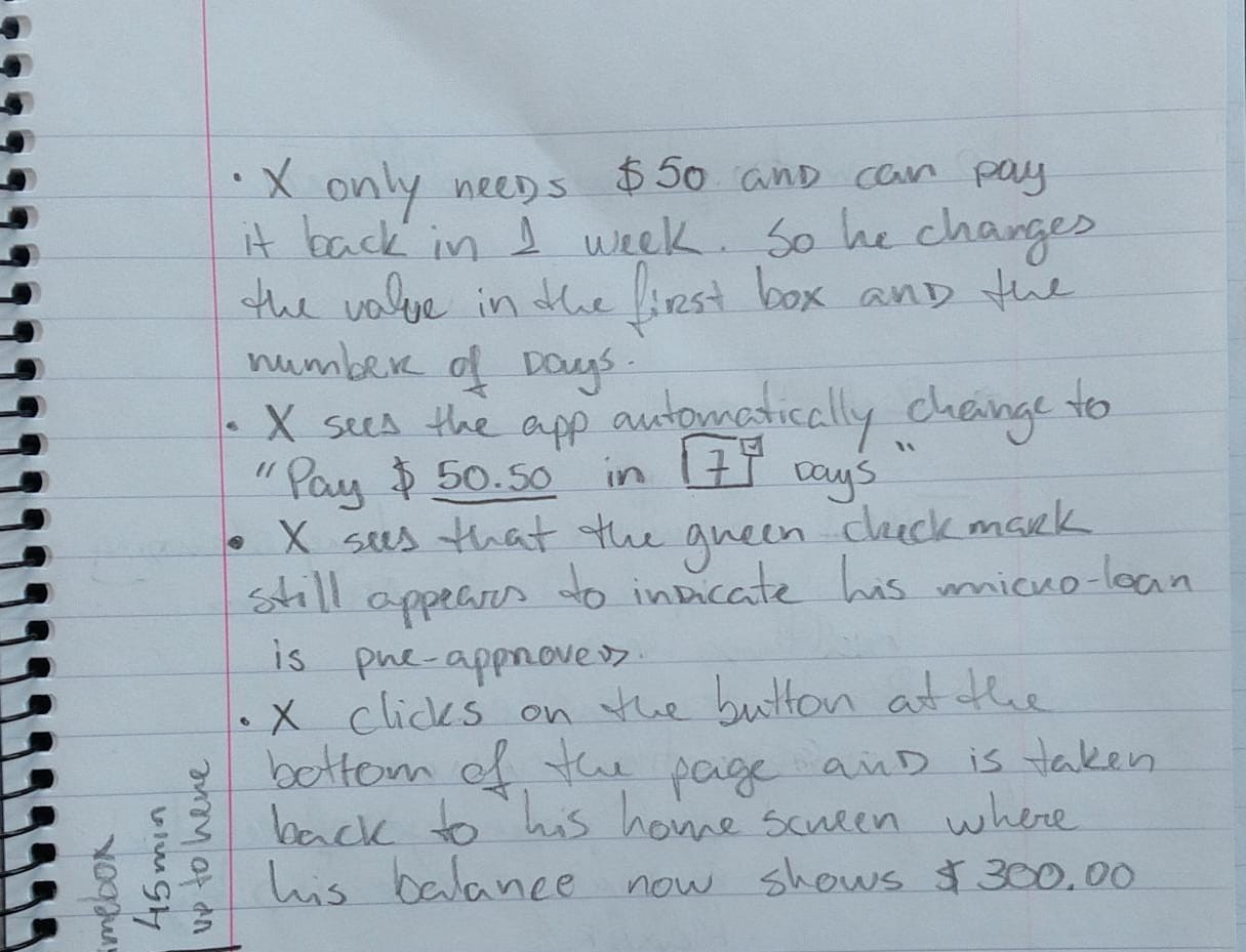 Brain dump on user story